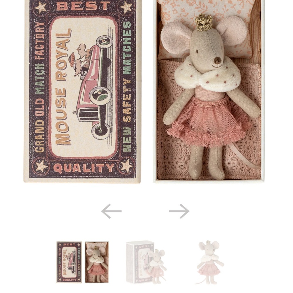 Maileg Mouse Royal- Princess Little Sister